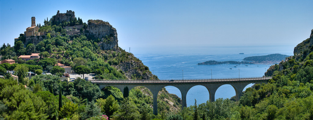 Photographie Panoramique - France - Côte d'Azur - Eze - Village (1)