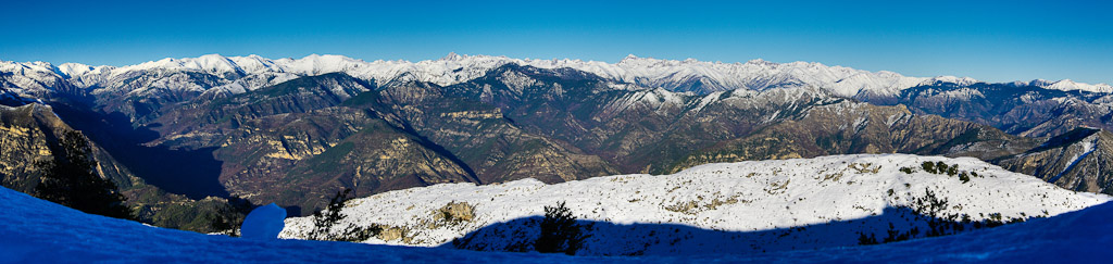 Photographie Panoramique - France - Côte d'Azur - Mont Vial (3)