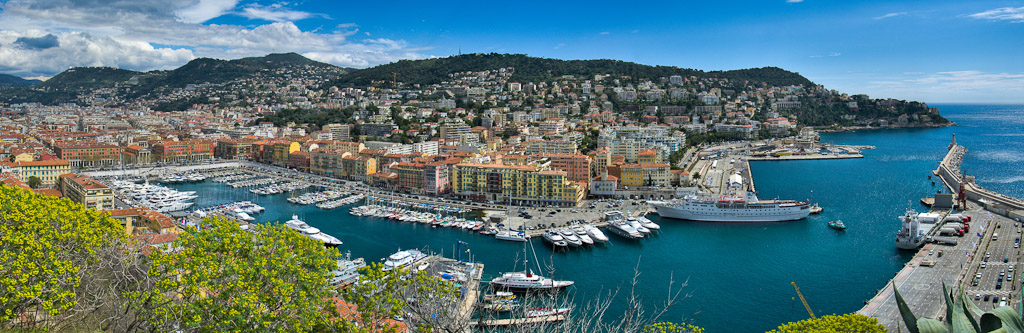 Photographie Panoramique - France - Côte d'Azur - Nice - Le PORT