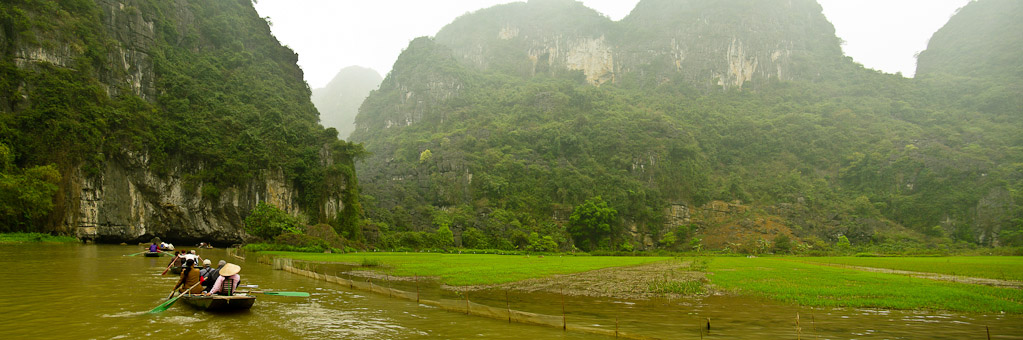 Photographie Panoramique - Vietnam - BAIE D'HALONG TERRESTRE (1)